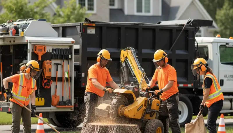 Seattle, WA stump removal service clearing a yard for a clean, usable landscape
