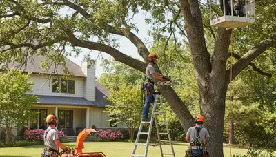 Seattle, WA arborist pruning a tree for safer, healthier growth