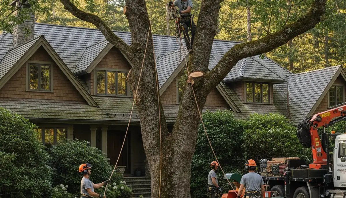 Tree service crew in Seattle, WA providing professional tree care and removal services