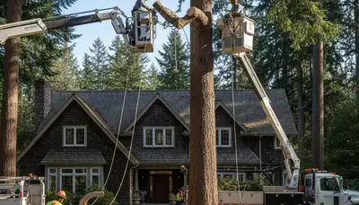 Seattle, WA tree service crew providing professional tree trimming and removal services