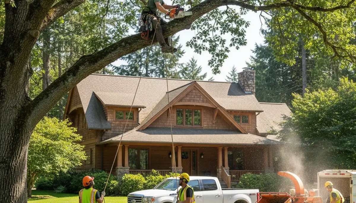 Seattle, WA tree service crew providing professional tree trimming and removal services