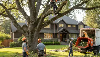 Seattle, WA tree service crew providing professional tree care for local homeowners and businesses