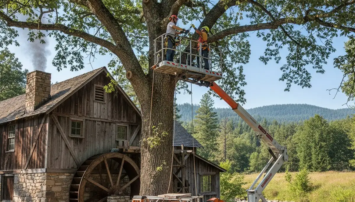 Seattle, WA tree service crew providing professional tree trimming and removal for homeowners