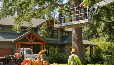 Tree service crew in Seattle, WA providing professional tree care and removal services
